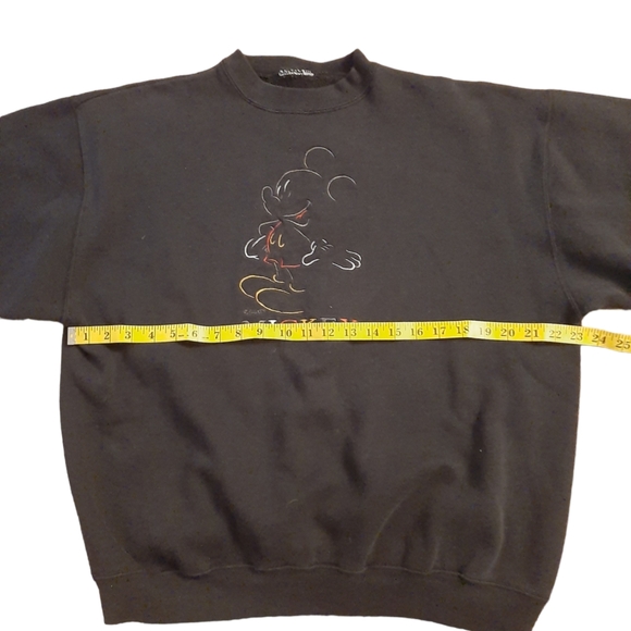 Vintage Disney Mickey Black Crewneck - Picture 3 of 4